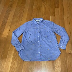 OLD navy classic shirt long sleeve button down shirt size medium.